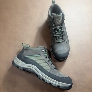 DANNER Boots Riverside 4.5" Men's 14 Steel Toe Waterproof Work Grey Green 15340
